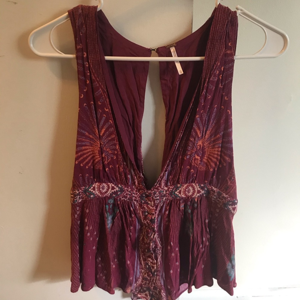Free people peacock top